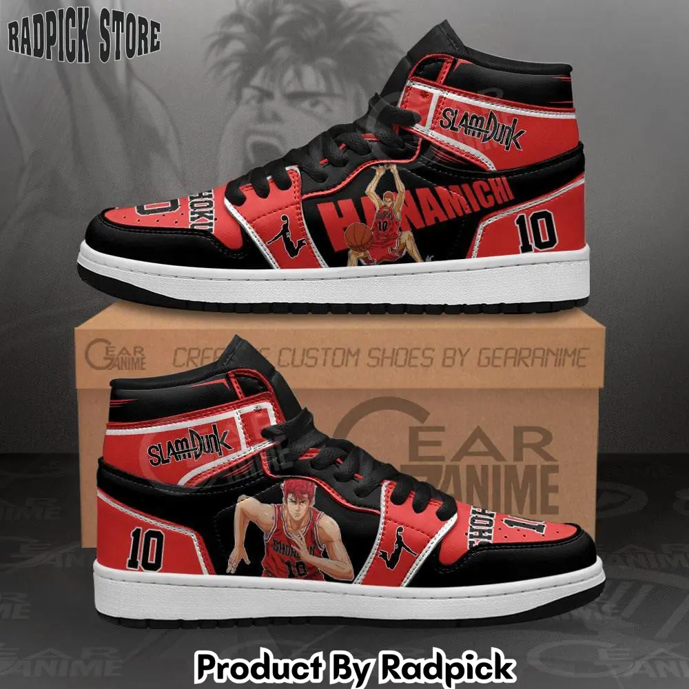 Hanamichi sakuragi air jordan high top sneakers anime mn12  rp0245864